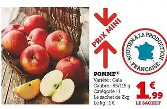 U Express Pomme offre