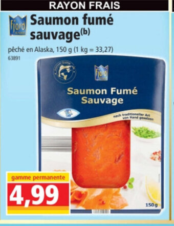 Norma Saumon fumé sauvage offre