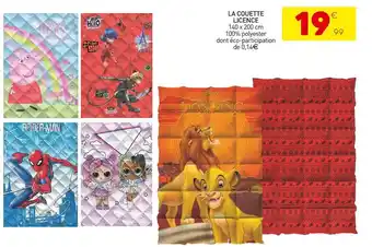 Stokomani La couette licence offre