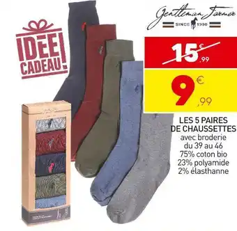 Stokomani Les 5 paires de chaussettes offre