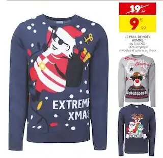 Stokomani Le pull de noël homme offre