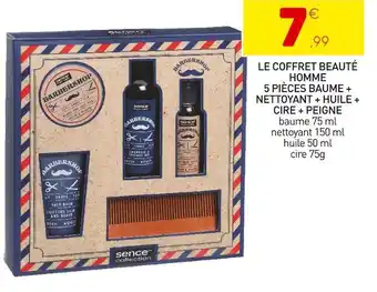 Stokomani Le coffret beauté homme 5 pièces baume + nettoyant + huile + cire + peigne offre