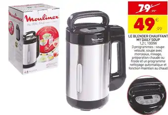 Stokomani Moulinex le blender chauffant my daily soup offre