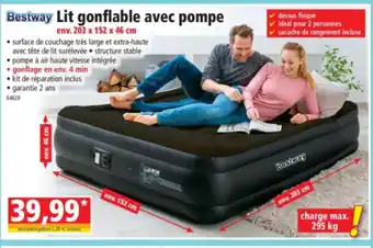 Lit gonflable avec pompe
