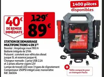 Auchan Station de demarrage multifonctions 4 en 1(1) offre