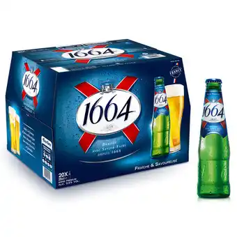 Auchan Supermarché Bière blonde 1664 offre