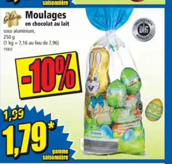 Norma Moulages en chocolat au lait offre