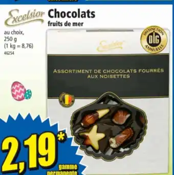 Norma Chocolat fruits de mer offre
