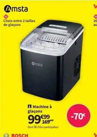 Machine à glaçons amsta