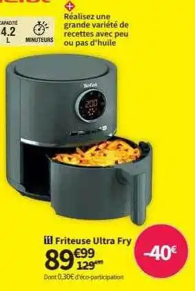 Conforama Friteuse ultra fry offre