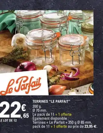 E.Leclerc Terrines "Le Parfait" offre