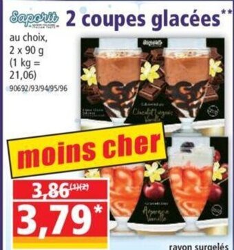 Norma 2 Coupes Glacées offre