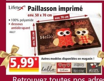 Norma Paillasson Imprimé offre