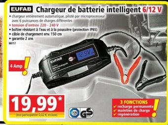 Norma Chargeur de Batterie Intelligent 6/12 V offre