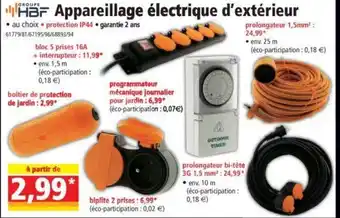 Norma Appareillage Électrique d'Extérieur offre