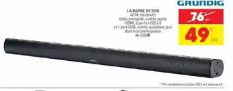 La barre de son grundig