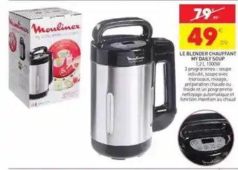 Stokomani Le blender chauffant my daily soup moulinex offre
