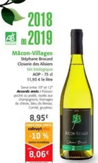 Colruyt Mâcon-Villages offre