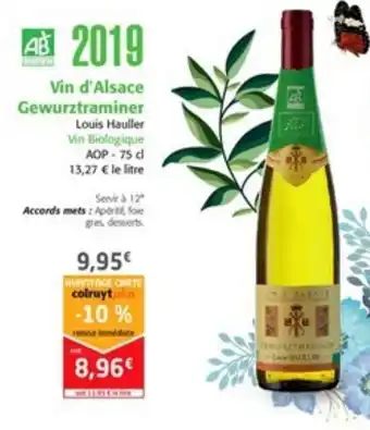 Colruyt Vin d'Alsace Gewurztraminer offre