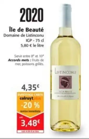 Colruyt Île de Beauté offre