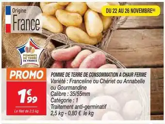 Netto Pomme de terre de consommation à chair ferme offre