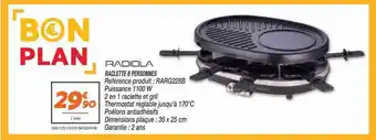 Raclette 8 personnes radiola