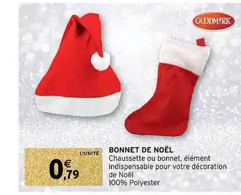 Intermarché Hyper Bonnet de noël offre
