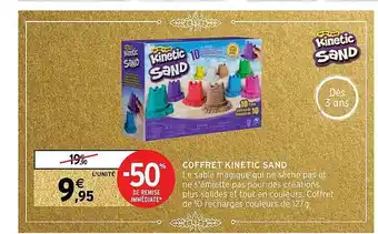 Intermarché Hyper Coffret kinetic sand offre