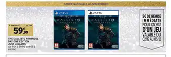 Intermarché Hyper The callisto protocol day one edition just 4 games offre