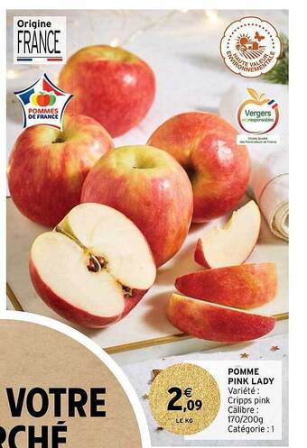 Intermarché Hyper Pomme pink lady offre