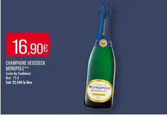 Match Champagne heidsieck monopole offre