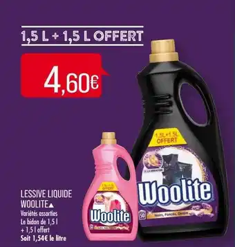 Match Lessive liquide woolite offre
