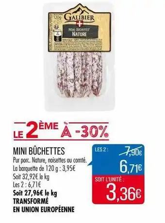 Match Mini bûchettes offre