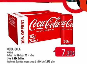 Match Coca-cola original offre