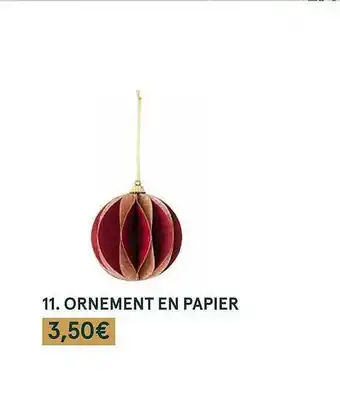 Monoprix Ornement en papier offre