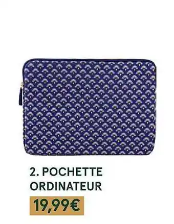 Monoprix Pochette ordinateur offre