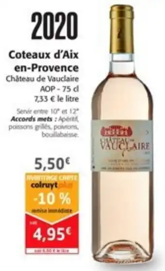 Colruyt Coteaux d'Aix en-Provence offre