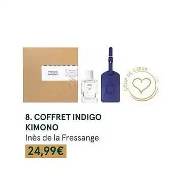 Coffret indigo kimono inĂšs de la fressange