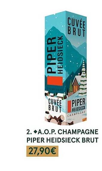 Monoprix A.o.p. champagne piper heidsieck brut offre