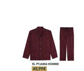 Monoprix Pyjama homme offre