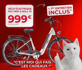 Feu Vert Vélo électrique feu vert e-roll 72 offre
