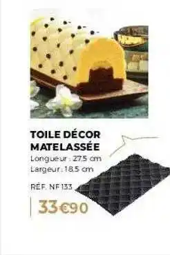 Guy Demarle Toile décor matelassée offre