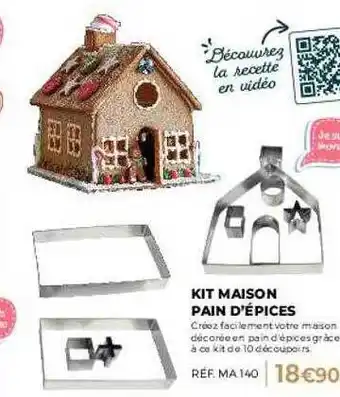 Guy Demarle Kit maison pain d'épices offre