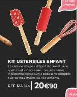 Kit ustensiles enfant