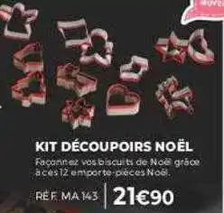 Guy Demarle Kit découpoirs noël offre