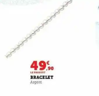 Hyper U Bracelet argent offre