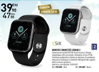 Montre connectée urban 2 ksix