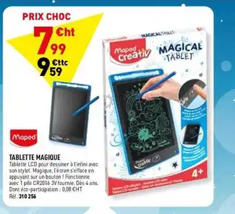 Tablette magique maped