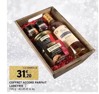 Intermarché Coffret accord parfait labeyrie offre