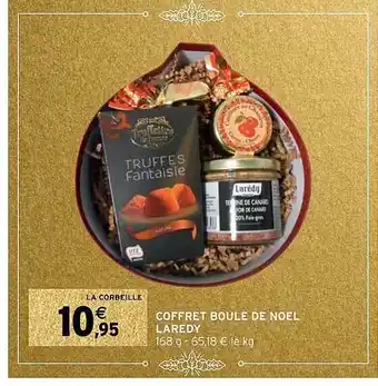 Intermarché Coffret boule de noël laredy offre